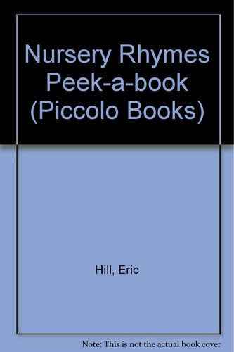 Nursery rhymes peek book - nursery,